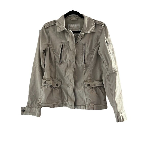American Eagle Outfitters Womens Tan Khaki Jacket - Picture 1 of 5